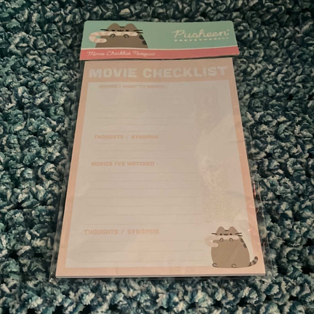 Pusheen movie checklist